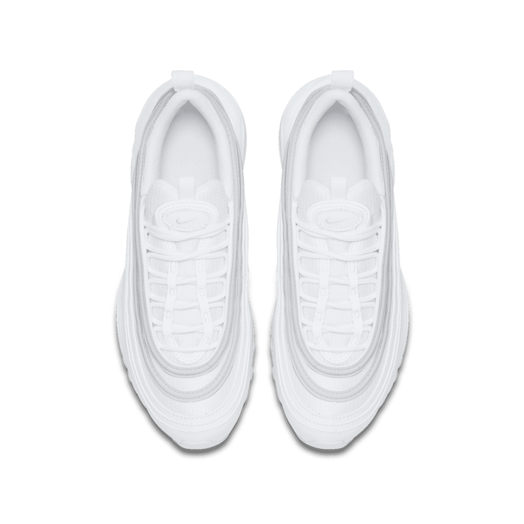 Nike Air Max 97 GS 'White Metallic Silver' Angle 1