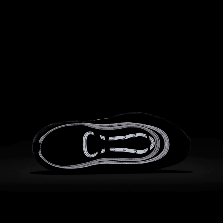 Nike Air Max 97 GS 'Black' Angle 4