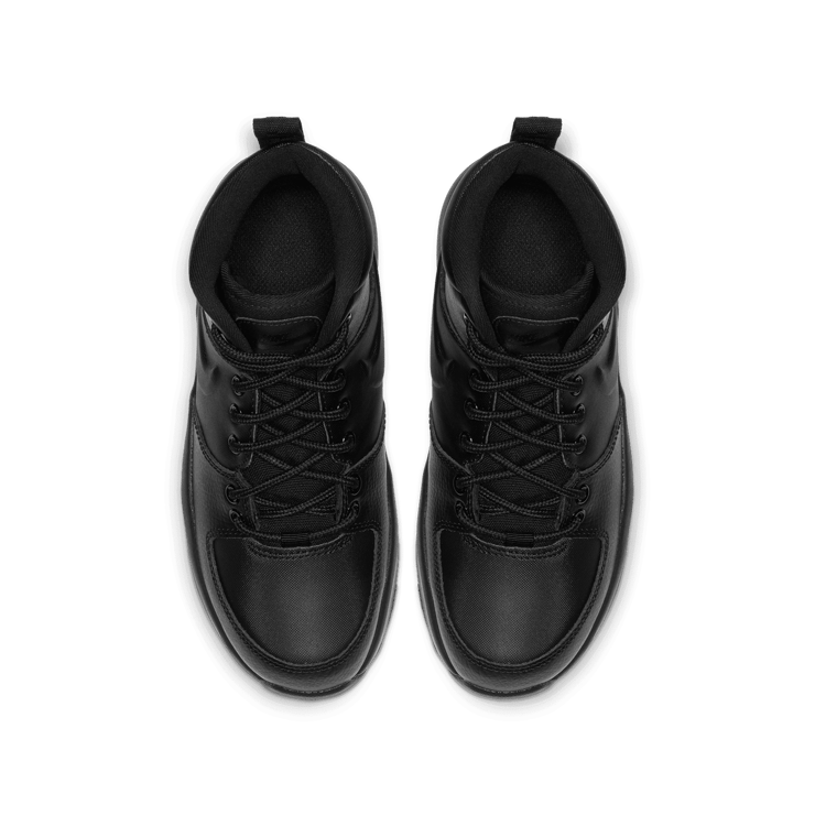 Nike Manoa Leather GS 'Triple Black' Angle 1