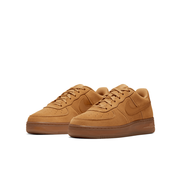 Nike Air Force 1 LV8 3 GS 'Wheat' Angle 2