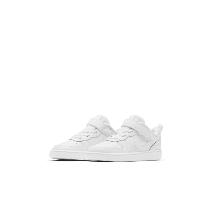 Nike Court Borough Low 2 TD 'Triple White' Angle 2