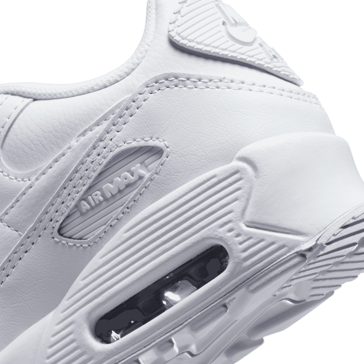 Nike Air Max 90 Leather GS 'White' Angle 5