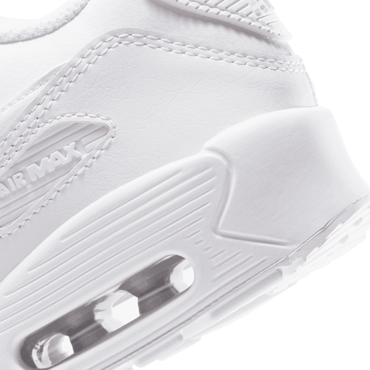 Nike Air Max 90 Leather GS 'White' Angle 7