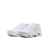Nike Air Max Plus GS 'White Metallic Silver' Angle 2