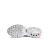 Nike Air Max Plus GS 'White Metallic Silver' Angle 0
