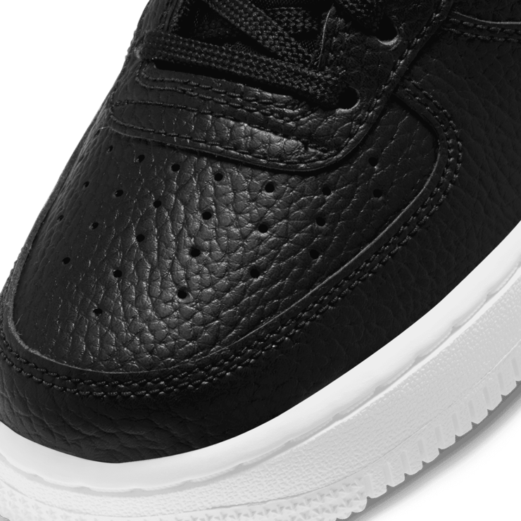 Nike Air Force 1 GS 'Black White' Angle 4