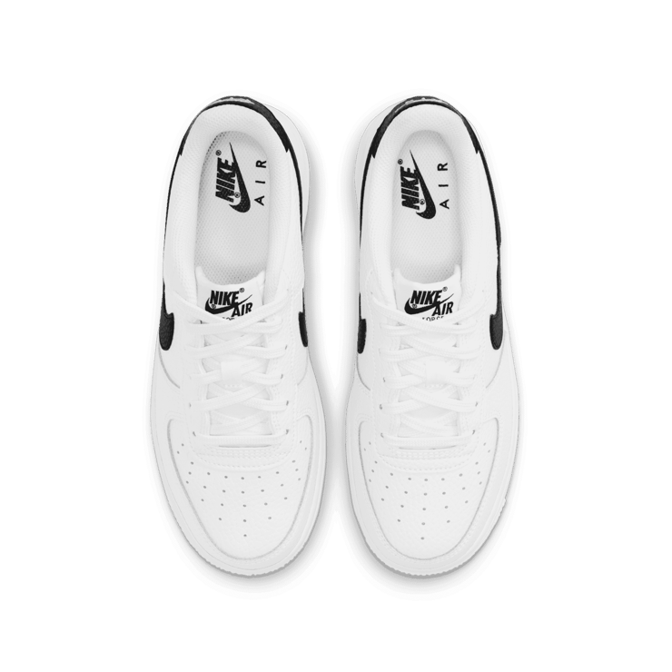 Nike Air Force 1 GS 'White Black' Angle 1