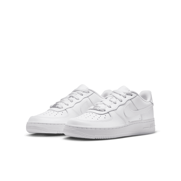 Nike Air Force 1 LE GS 'Triple White' Angle 2