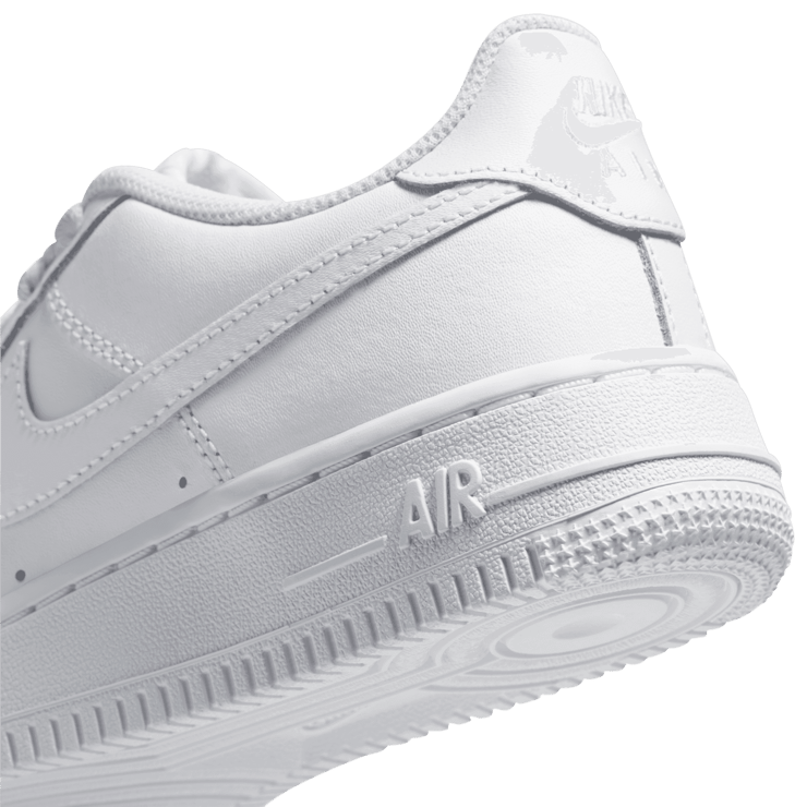 Nike Air Force 1 LE GS 'Triple White' Angle 5