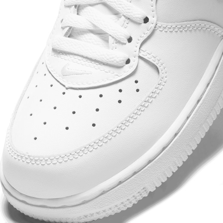 Nike Force 1 Mid LE PS 'Triple White' Angle 3