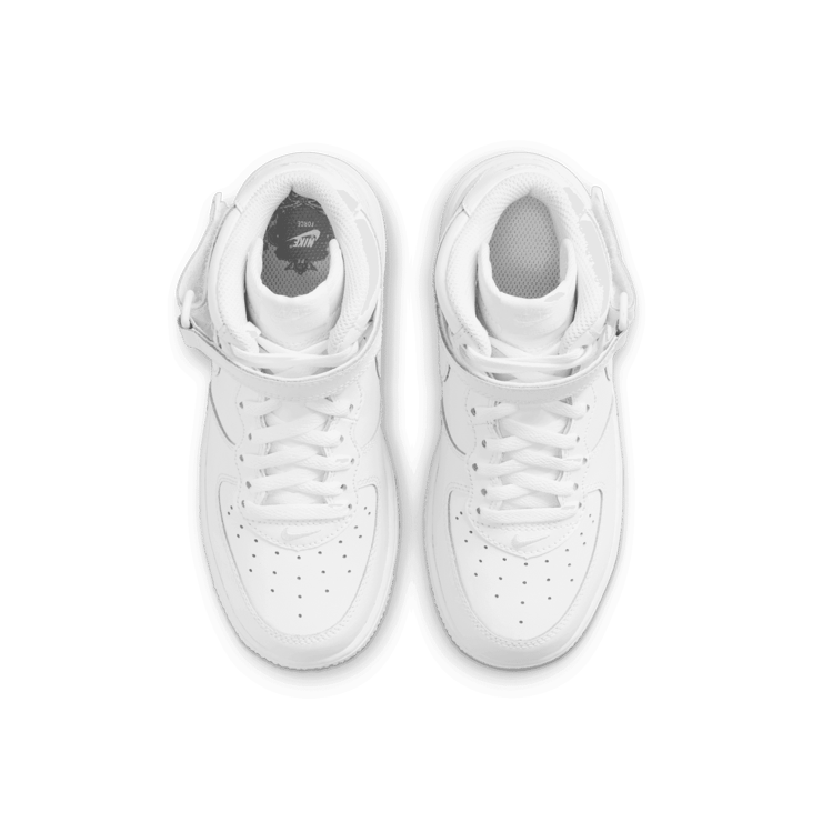 Nike Force 1 Mid LE PS 'Triple White' Angle 1