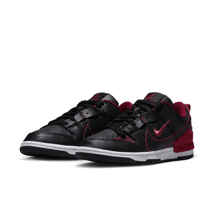Nike Dunk Low Disrupt 2 Black Dark Beetroot (W) Angle 2