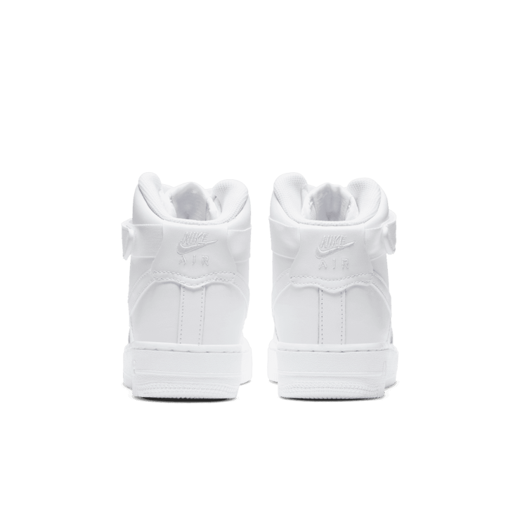 Nike Air Force 1 High LE GS 'Triple White' Angle 3