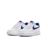 Nike Air Force 1 GS 'White Deep Royal Blue' Angle 2