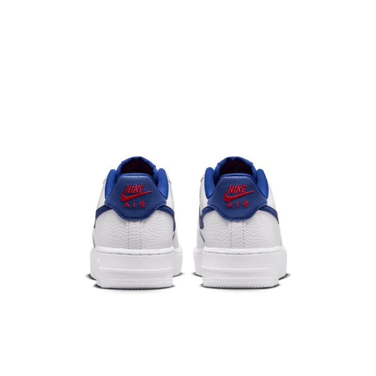 Nike Air Force 1 GS 'White Deep Royal Blue' Angle 3