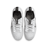 Nike Air VaporMax 2021 Flyknit GS 'White Metallic Silver' Angle 1