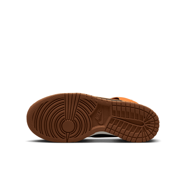 Nike Dunk High Black Safety Orange (GS) Angle 0