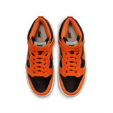 Nike Dunk High Black Safety Orange (GS) Angle 1