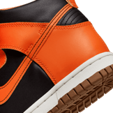 Nike Dunk High Black Safety Orange (GS) Angle 5