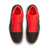Air Jordan 1 Low SE Light Olive Bright Crimson (W) Angle 1