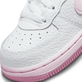 Nike Force 1 TD 'White Pink Foam' Angle 4