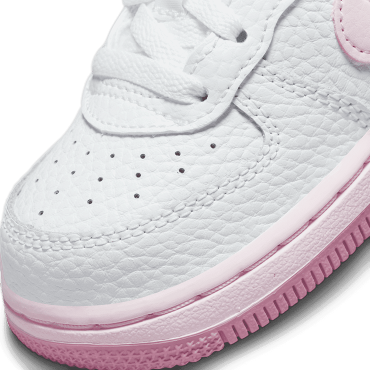 Nike Force 1 TD 'White Pink Foam' Angle 4