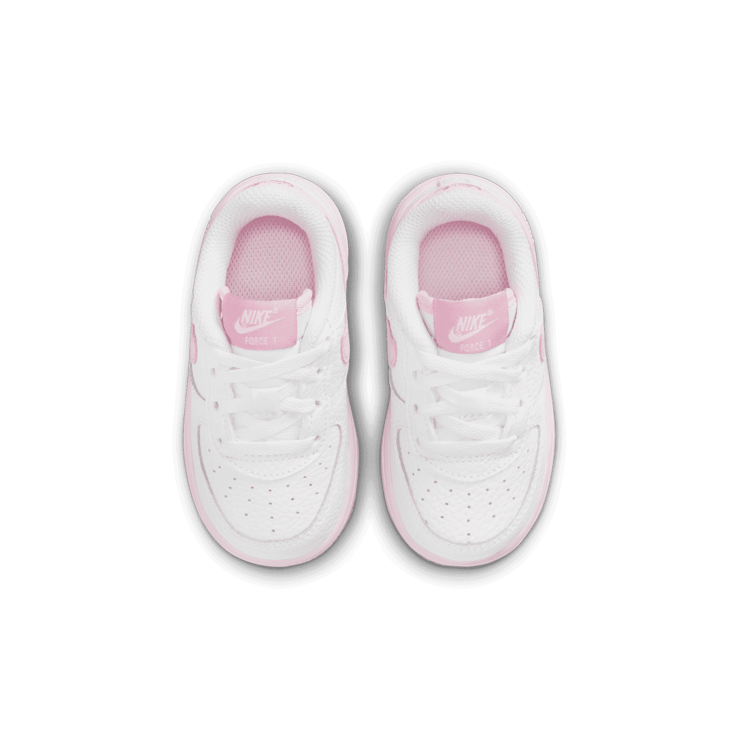 Nike Force 1 TD 'White Pink Foam' Angle 1
