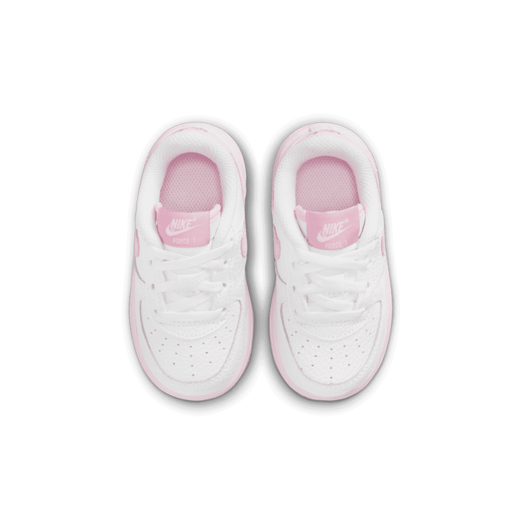Nike Force 1 TD 'White Pink Foam' Angle 1