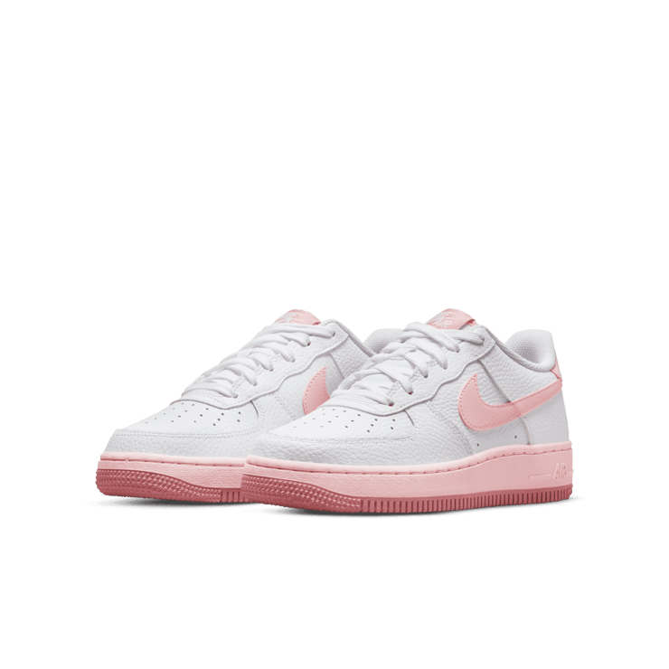 Nike Air Force 1 GS 'White Pink Foam' Angle 2