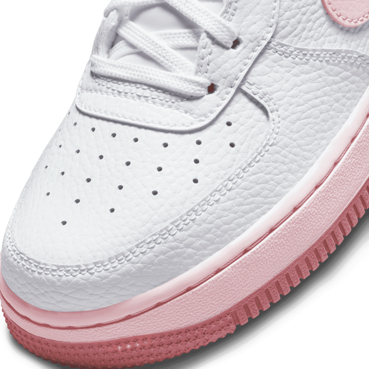 Nike Air Force 1 GS 'White Pink Foam' Angle 4