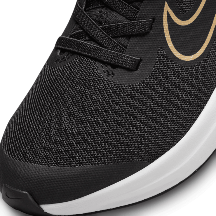 Nike Air Zoom Arcadia 2 PS 'Black Metallic Gold' Angle 2