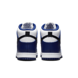 Nike Dunk High White Navy Black (W) Angle 3