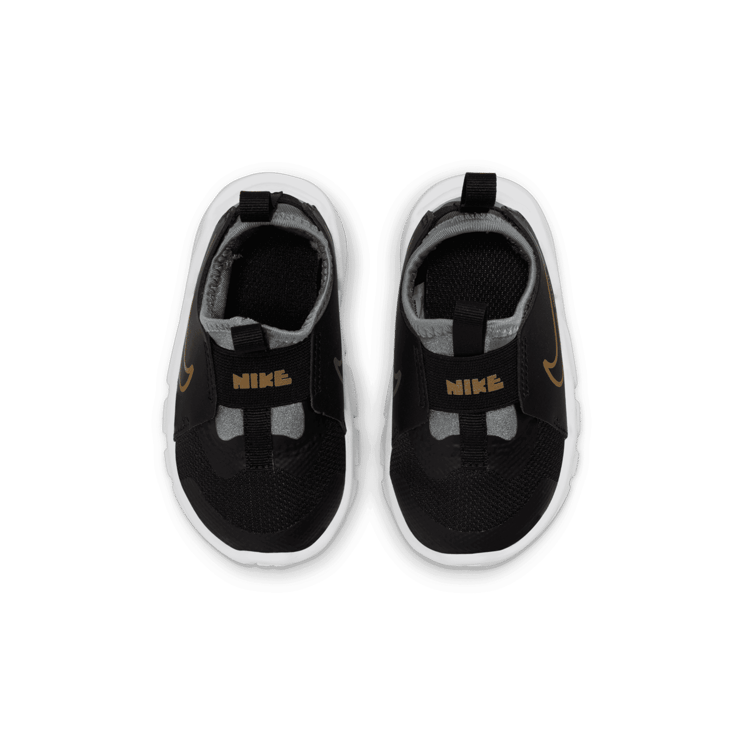 Nike Flex Runner 2 TD 'Black Metallic Gold' Angle 1
