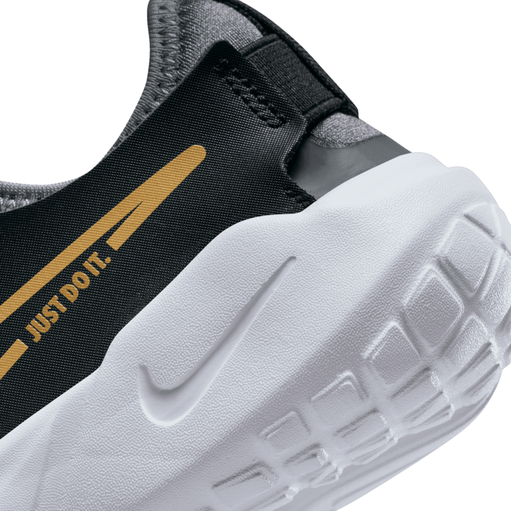 Nike Flex Runner 2 PS 'Black Metallic Gold' Angle 2