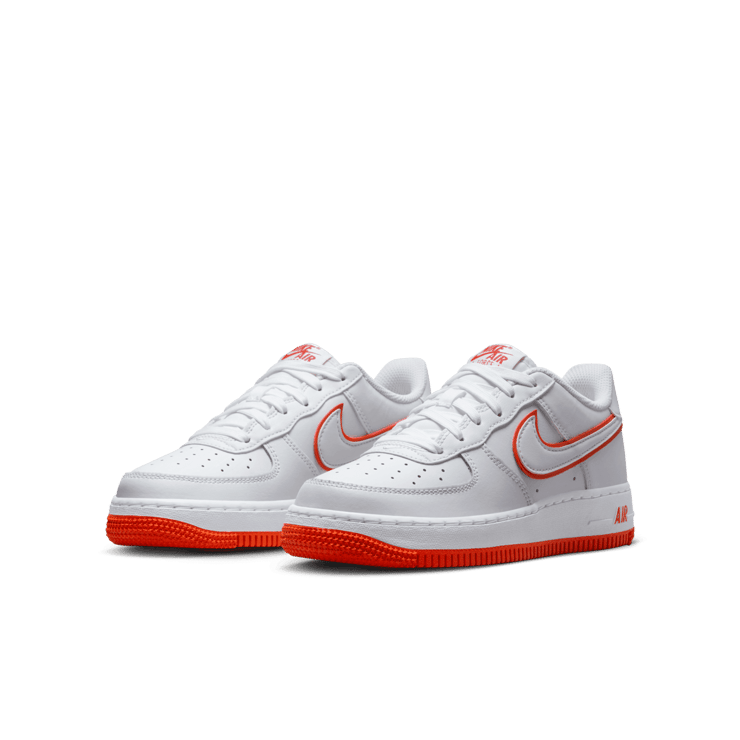 Nike Air Force 1 GS 'White Picante Red' Angle 2