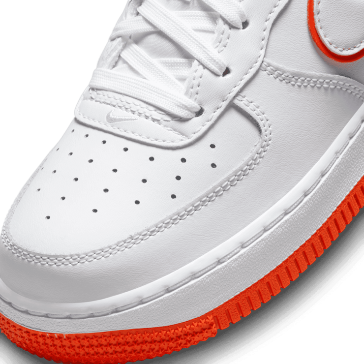 Nike Air Force 1 GS 'White Picante Red' Angle 4