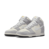 Nike Dunk High Grey Suede White Angle 2