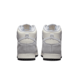 Nike Dunk High Grey Suede White Angle 3