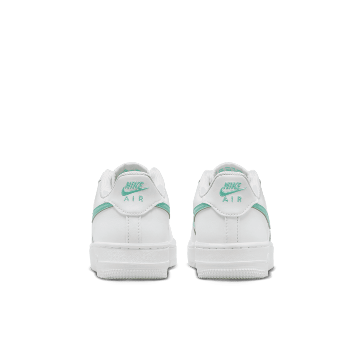 Nike Air Force 1 GS 'White Emerald Rise' Angle 1