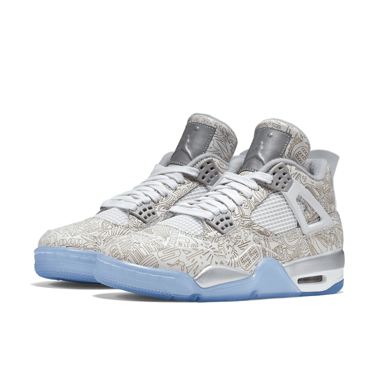 Jordan 4 Retro 30th Anniversary Laser Angle 2
