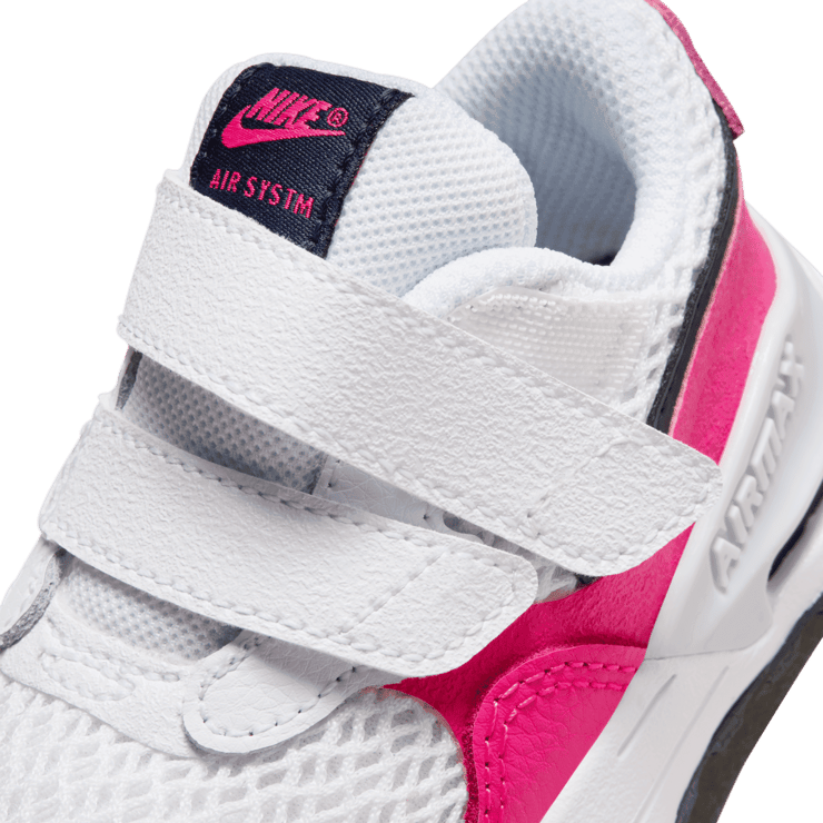 Nike Air Max SYSTM TD 'White Fierce Pink' Angle 5