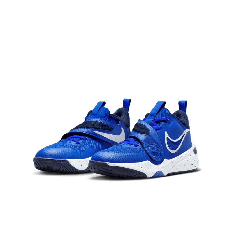 Nike Team Hustle D11 GS 'Hyper Royal' Angle 2