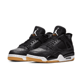 Jordan 4 Retro Laser Black Gum Angle 2