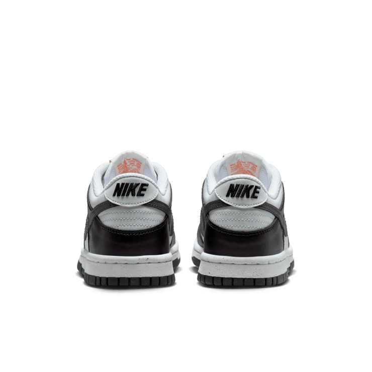 Nike Dunk Low GS 'Black Bright Mandarin' Angle 3