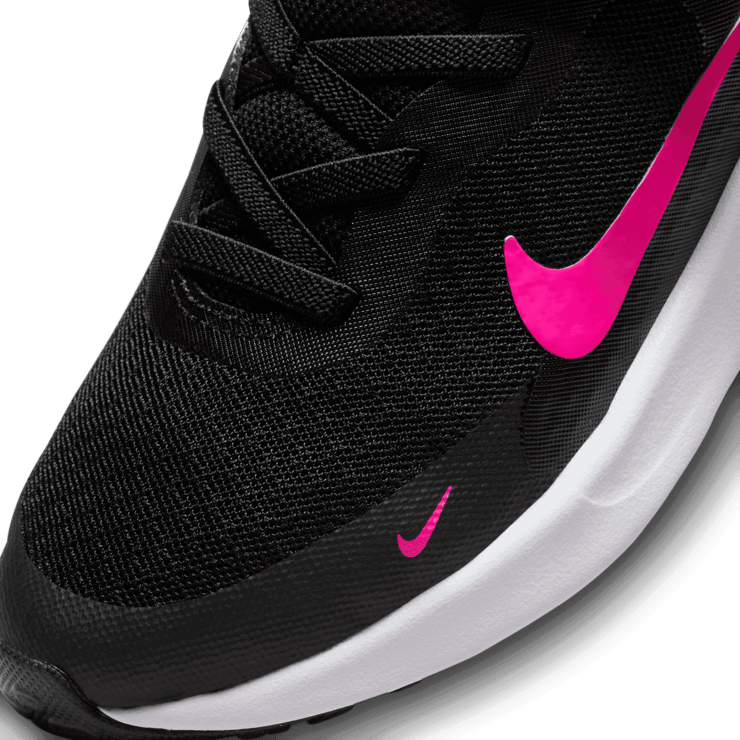 Nike Revolution 7 PS 'Black Hyper Pink' Angle 4