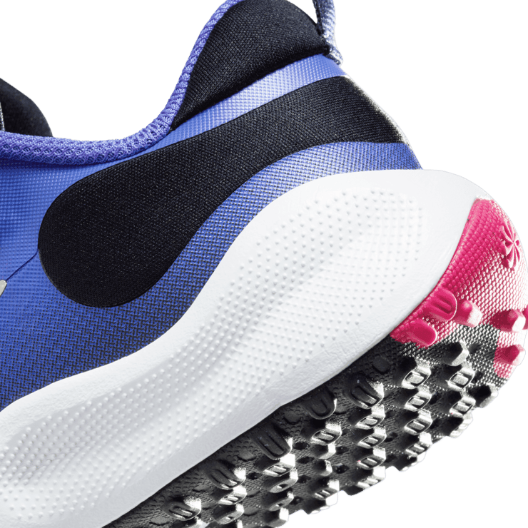 Nike Revolution 7 PS 'Ultramarine Lime Blast' Angle 5