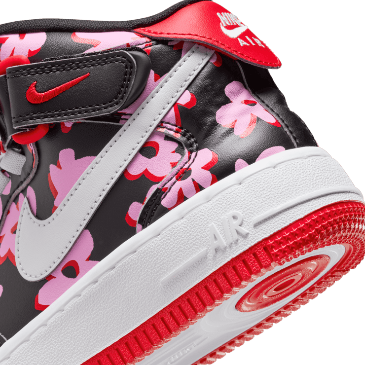 Nike Air Force 1 Mid EasyOn SE GS 'Flower Power' Angle 5