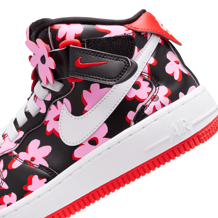 Nike Air Force 1 Mid EasyOn SE GS 'Flower Power' Angle 6