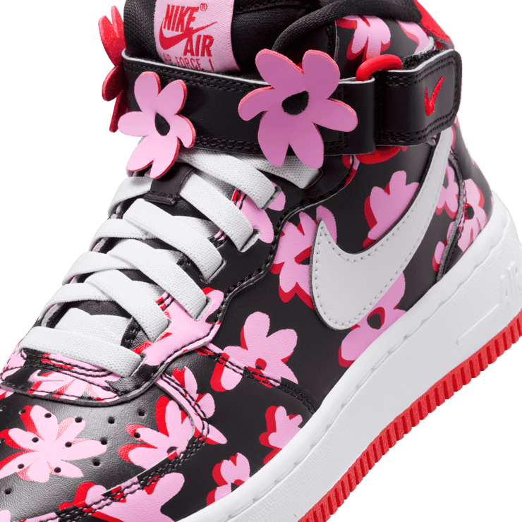 Nike Air Force 1 Mid EasyOn SE GS 'Flower Power' Angle 4