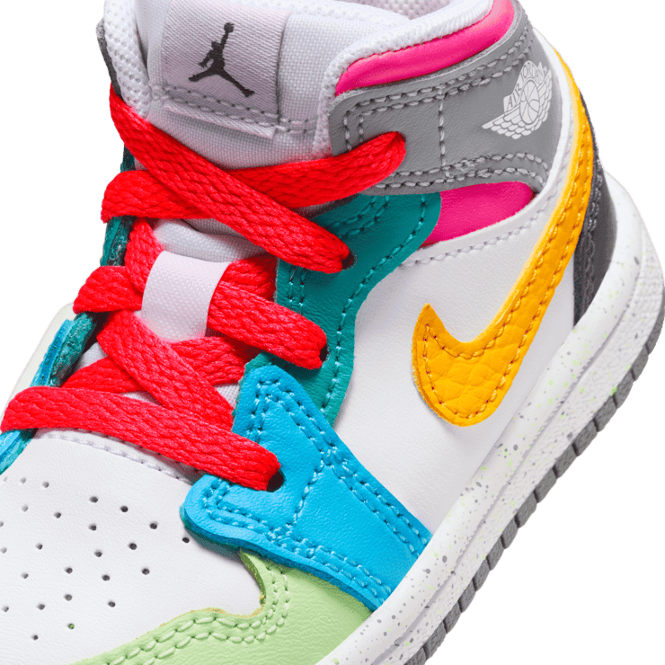 Air Jordan 1 Mid SE TD 'Multi-Color' Angle 4